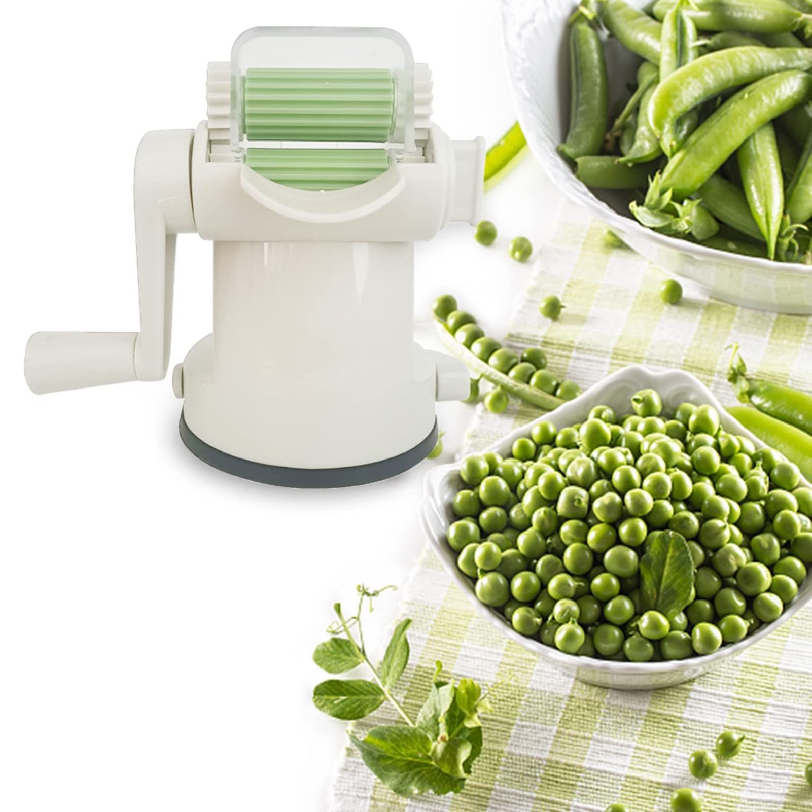 New Arrive Pea Sheller Hand Crank Pea Sheller Bean Peeler  Peas for Kitchen Tools