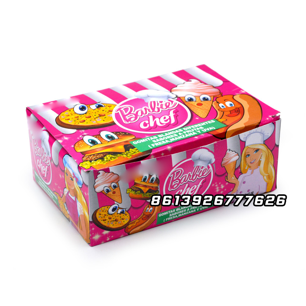 Halal Chewy Jelly Candy Mix Burger Pizzar Hotdog Ice Cream Shaped Fruity Flavor Gummy Candy