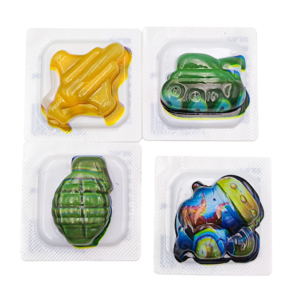 Weapon Shaped Gummy Candy 3D Gel Sweets Jelly Candy