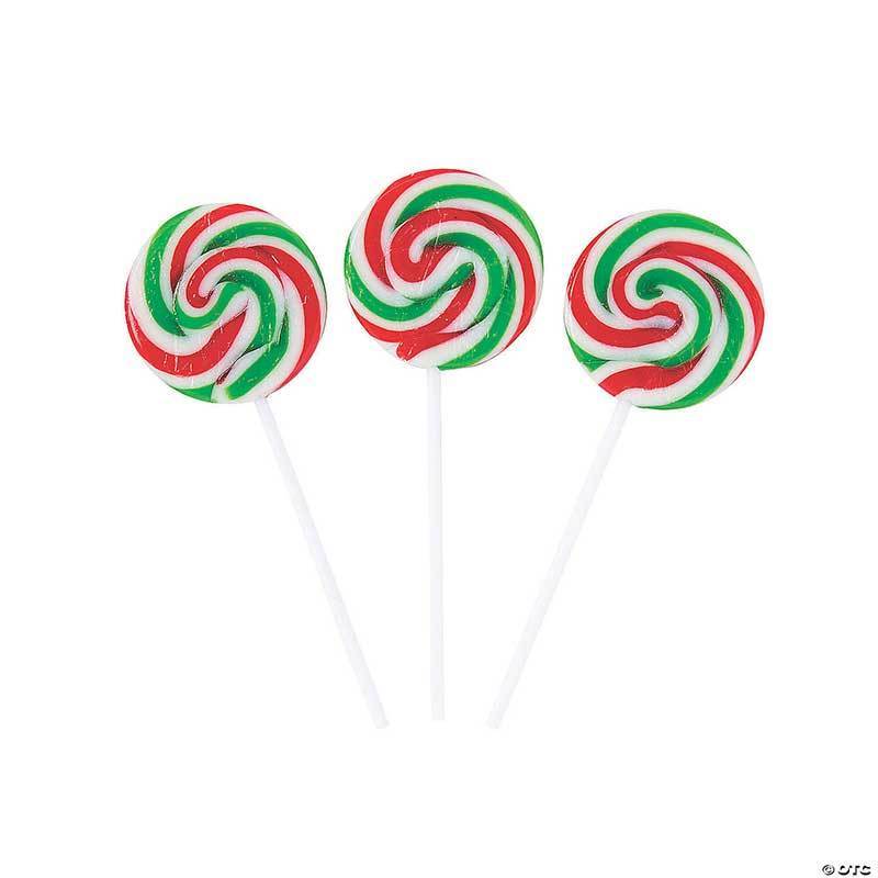 Wholesale Bulk Multi-Colored Round Shaped Swirl Lollipops Hard Candy