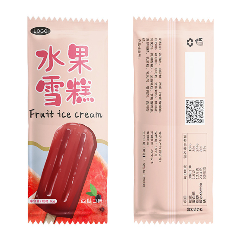 Factory OEM bolsas para paletas de hielo Food Grade Colorful Custom Printed Frozen Plastic Ice Cream Popsicle Packaging