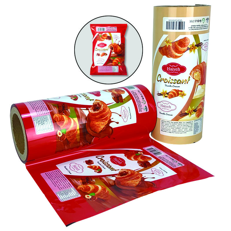 OEM Banana Corn Tortilla Packaging inside foil flexible roll film snack potato chips crisps food packaging plastic bag