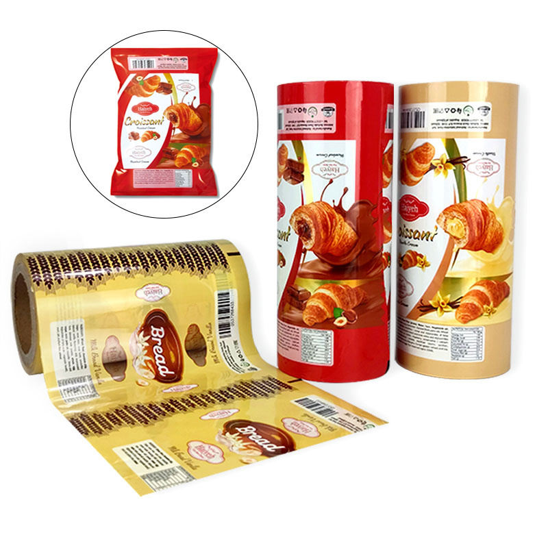 OEM Banana Corn Tortilla Packaging inside foil flexible roll film snack potato chips crisps food packaging plastic bag