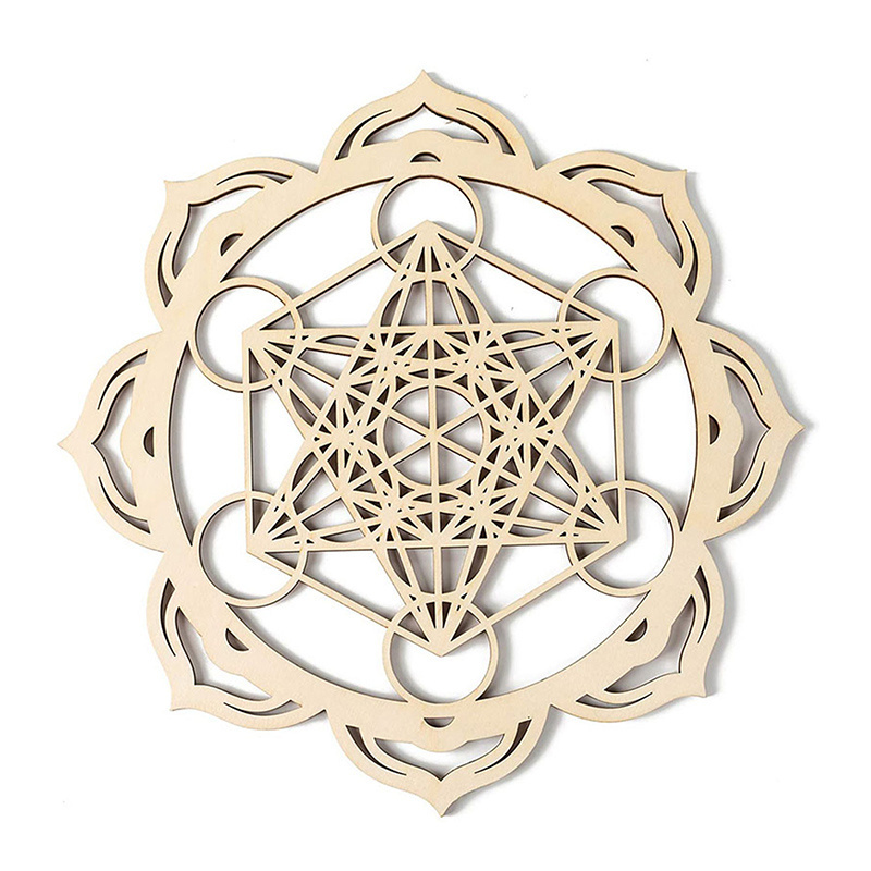 Manufacturers custom laser cut wooden decoration mandala wood carved wooden wall hanging for home