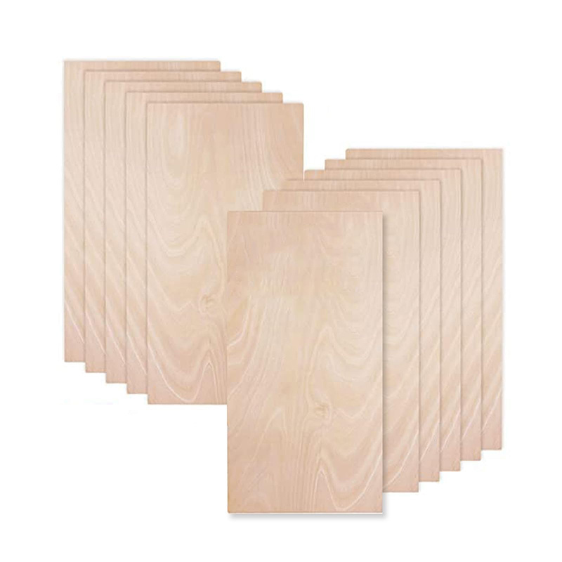 Laser cut basswood plywood sheets 3mm 4mm 5mm 6mm birch bamboo plywood