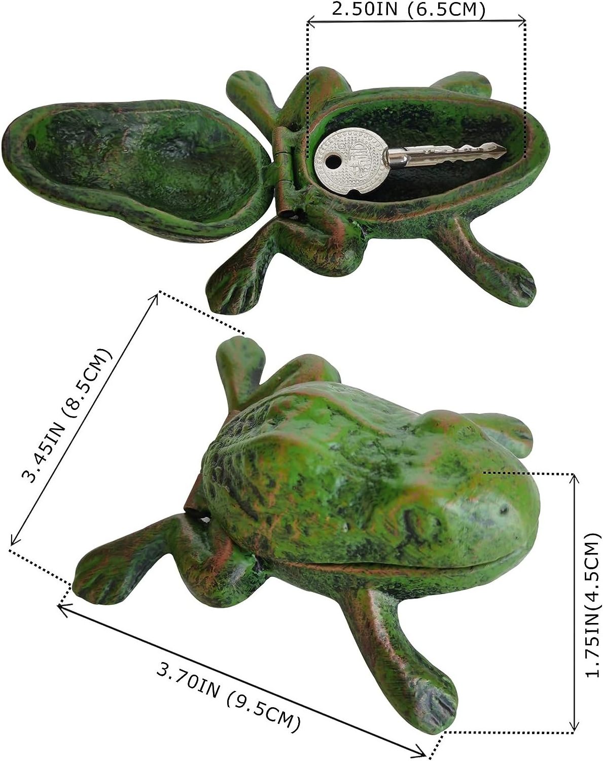 Frog Key Hider Hide a Key Outdoor Garden Decoration Frog Statues welcome customized design