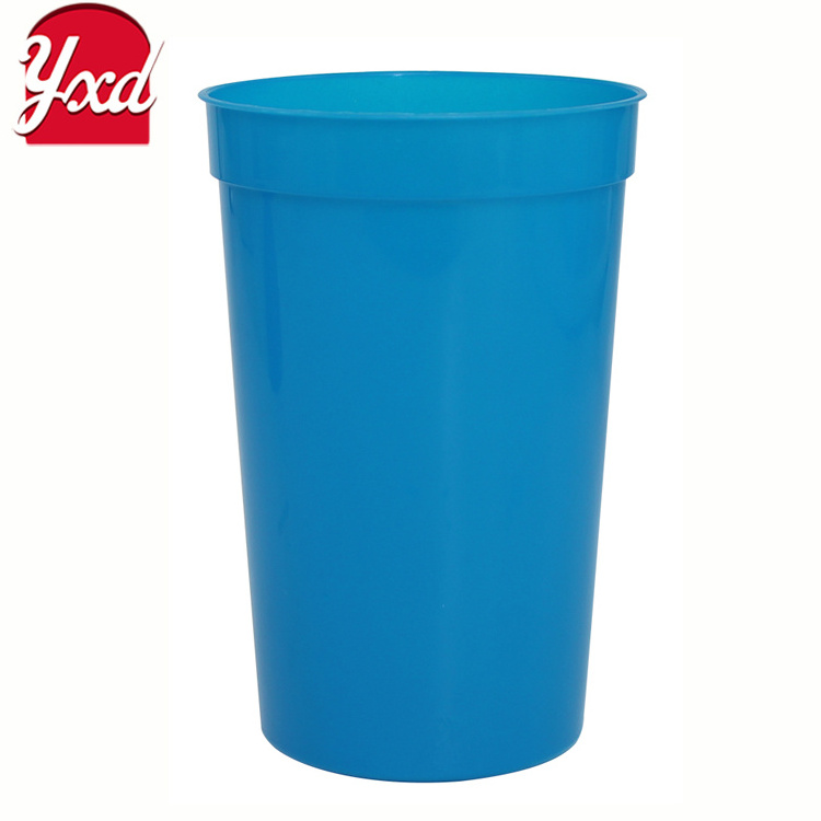 2022 BPA-free promo gifts 12oz plastic Stadium cup