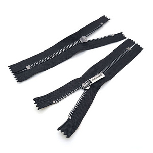 YYX Metal Zipper For Handbag  High-Quality Custom Engraved Logo Metal Slider Close End Brand Zipper