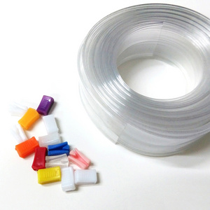 Clear transparent pp zipper tape without teeth zipper slider pvc zipper