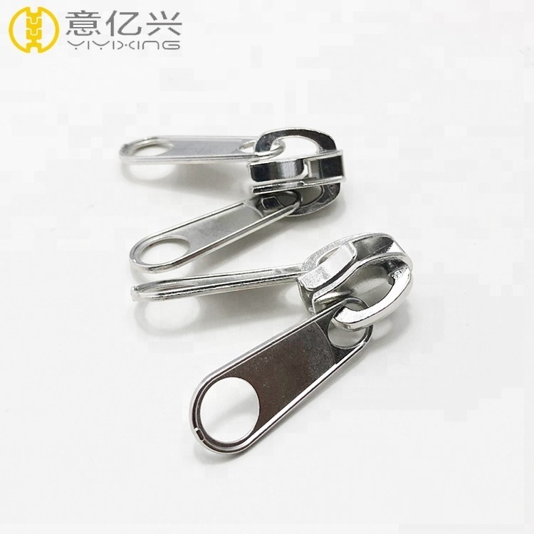 #3 nylon zipper none lock two sided zipper slider