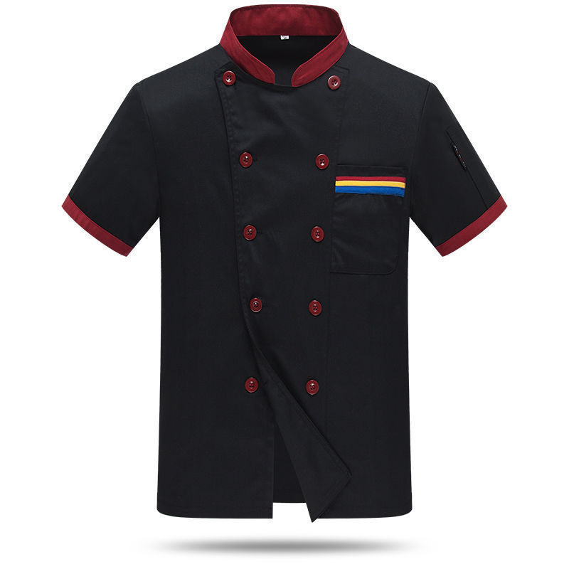 Unisex Men Chef Coat Jacket Restaurant Kitchen Workwear Cooking Hotel Uniform