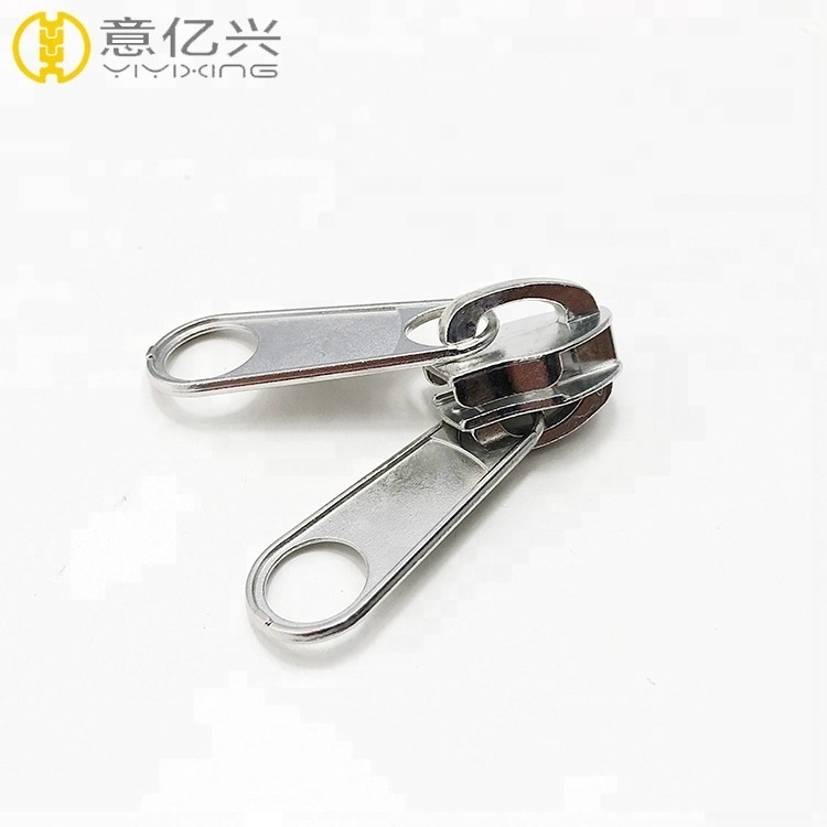 #3 nylon zipper none lock two sided zipper slider