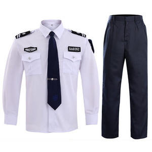 Hot Sale Clothing Samples Customize Security Uniform Set Guard Security Suit Guard Uniform Work Wear