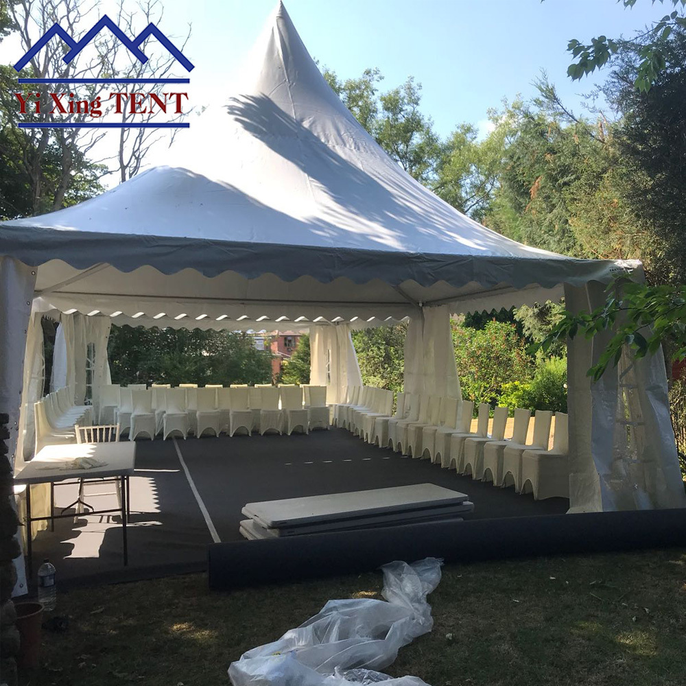 Fireproof 850g PVC 6x6 Cogmmercial Marquee Canopy Pagoda Wedding Tent 20x20