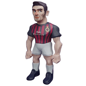 Factory Sportsman Model Toy Style and PVC Material 3D Figure Custom Football Player Vinyl Action Figure