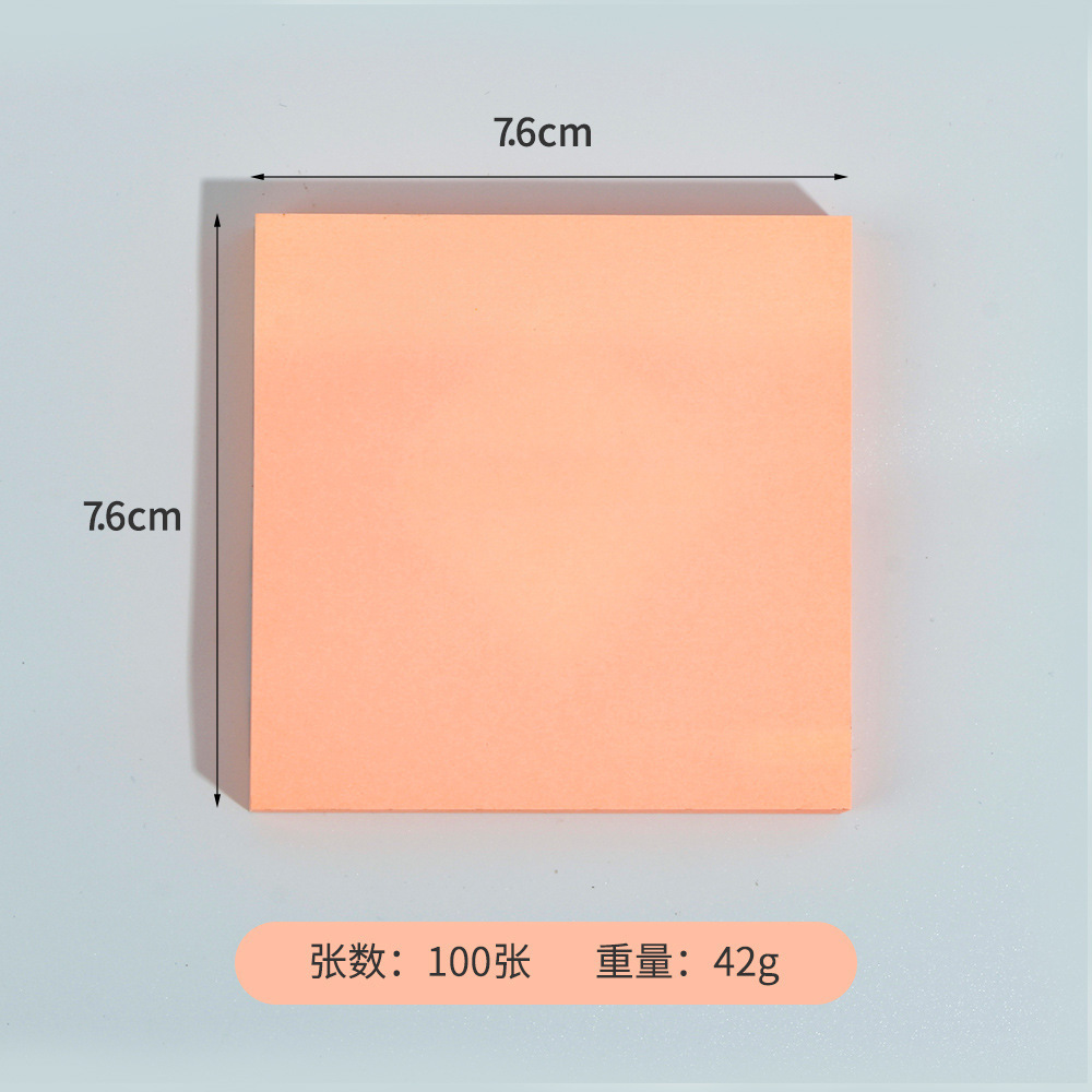 Custom Wholesale Stationery Plain Memo Pads Color Paper Sticky Notes Paper For School Office Home Kids Manufacturer