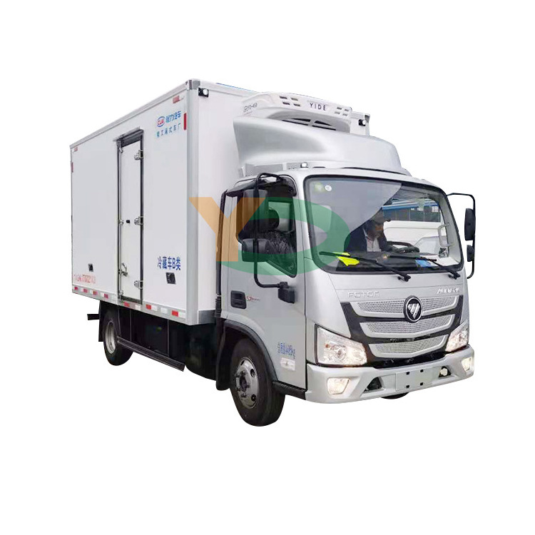 Frozen Food Transport Freezer Vehicle Insulated Van Car 6 Cbm Refrigerated Trucks Cargo Ice Cream Refrigerator Truck