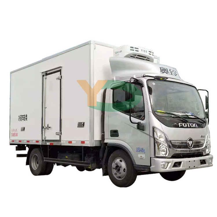 Frozen Food Transport Freezer Vehicle Insulated Van Car 6 Cbm Refrigerated Trucks Cargo Ice Cream Refrigerator Truck