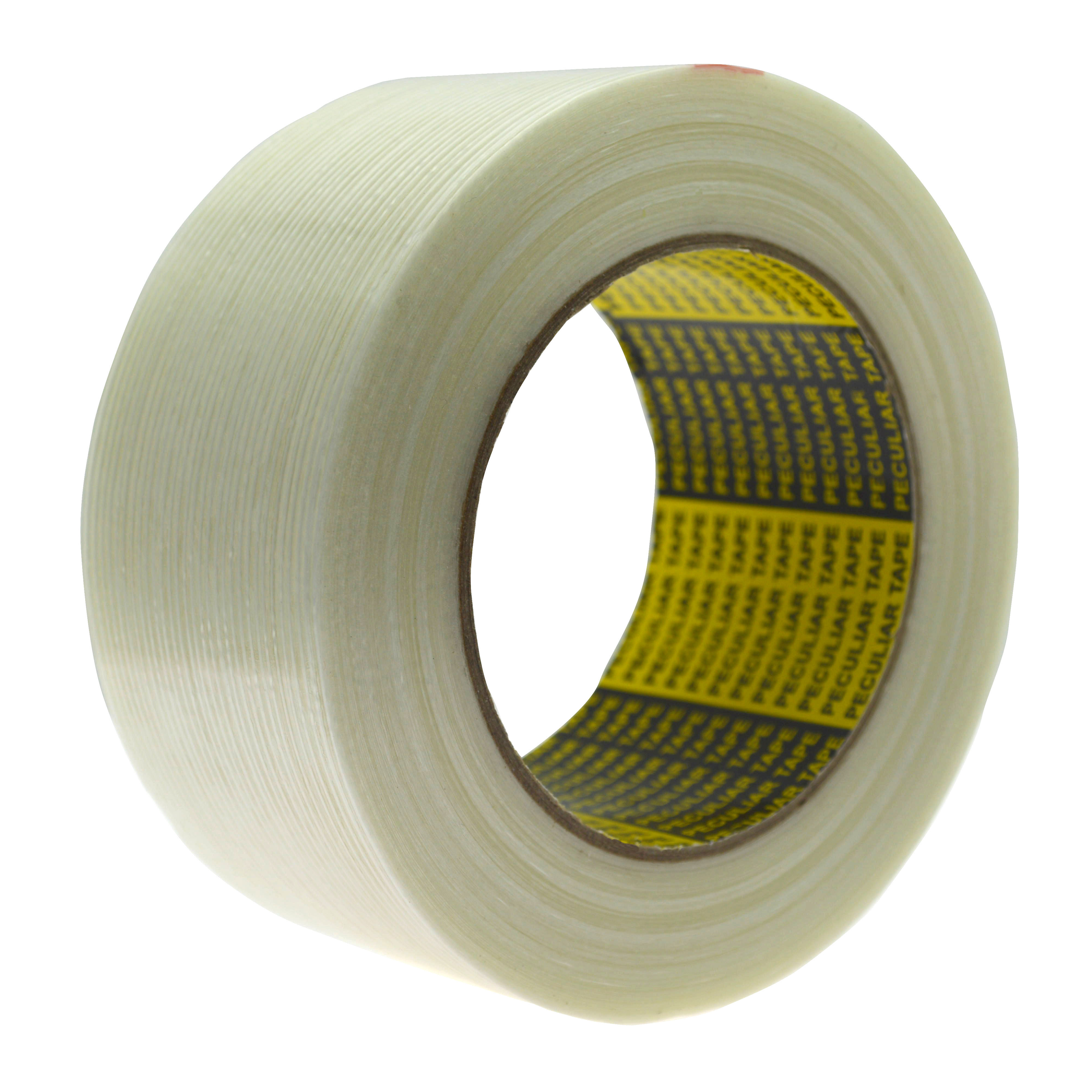 Solvent glue Custom Printed Transparent Heavy Duty Fiberglass Reinforced Unidirectional Filament Tape