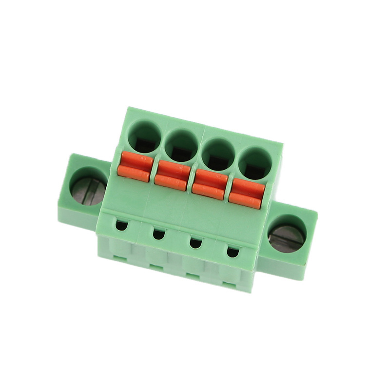 Manufacturer Wholesale Pcb Push In Terminal Block Screwless Terminal Block