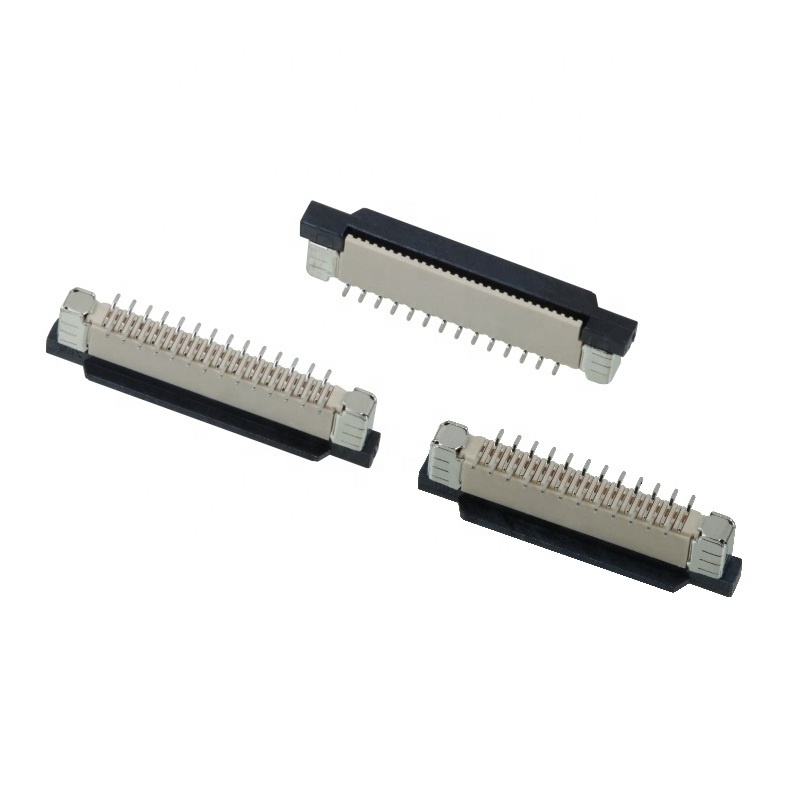 Professional Manufacturer Vertical Smt Zif Type 0.5mm Pitch Fpc Ffc Connector High Temperature Electrical Connectors