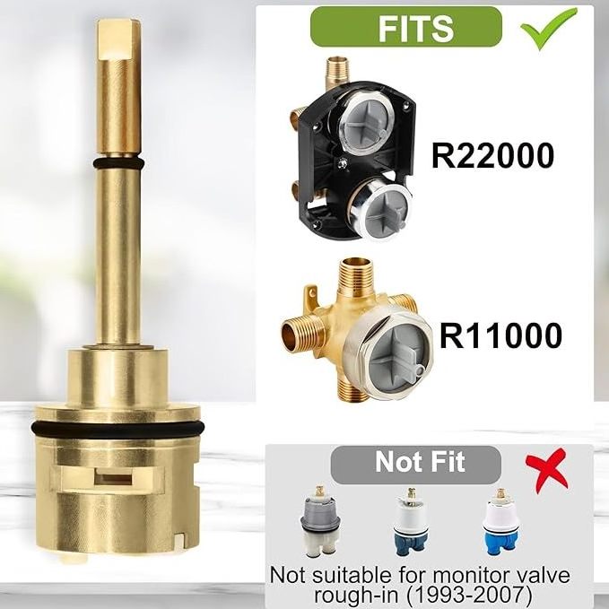 RP51919 6 Setting Diverter Cartridge Replacement for RP51919 Shower Cartridge, Easy to Install, No Water Leakage