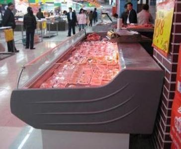 guangzhou factory 2m meat display chiller with panasonic compressor / 5ft chicken display cooler for supermarket and butchery