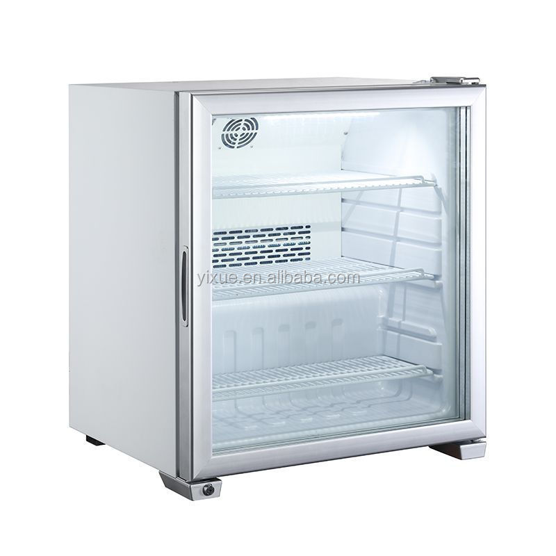 50L commercial mini bar refrigerator red bull refrigerator glass door small refrigerator