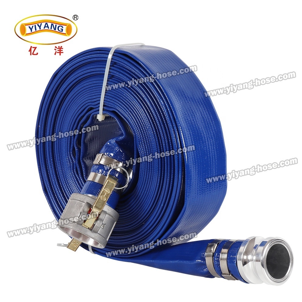 High quality 2 Inch 3 Inch 4 Inch 6 Bar Agricultural Irrigation Pipe PVC Lay Flat Hose