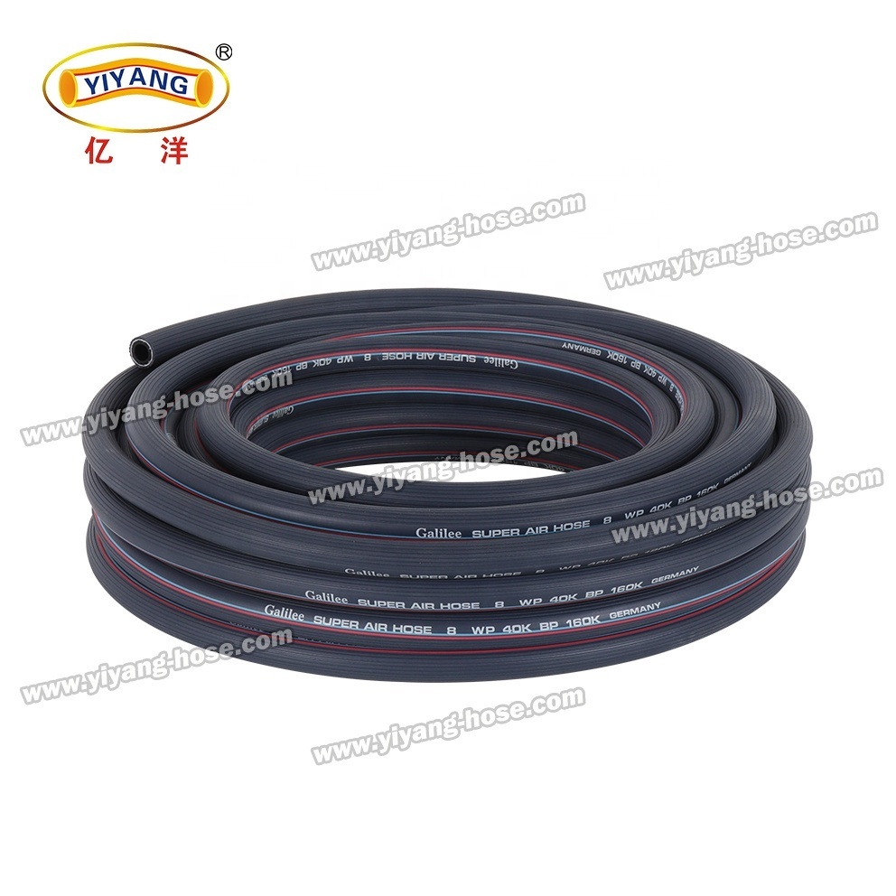 5 16 Inch Strength Braided Reinforced Pure Flexible PVC Air Compressor Hose With Abrasion Resistance For Sale