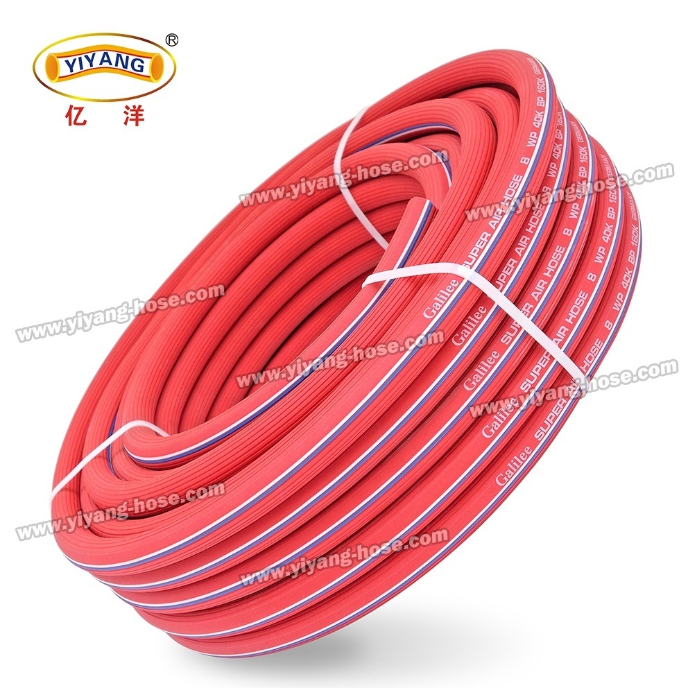 5 16 Inch Strength Braided Reinforced Pure Flexible PVC Air Compressor Hose With Abrasion Resistance For Sale