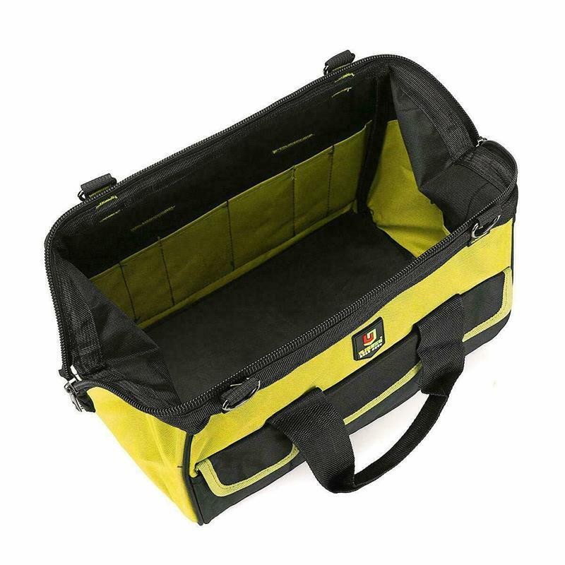 14''-19'' Tool Bag Heavy Duty Portable Storage Pouches Contractor ...