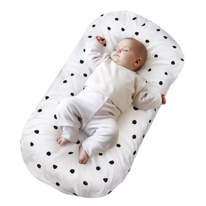 Super soft cotton baby snuggle nest sleeping bed