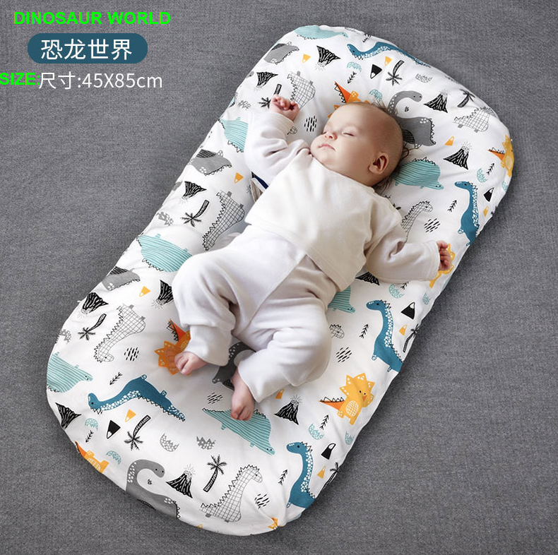 Super soft cotton baby snuggle nest sleeping bed