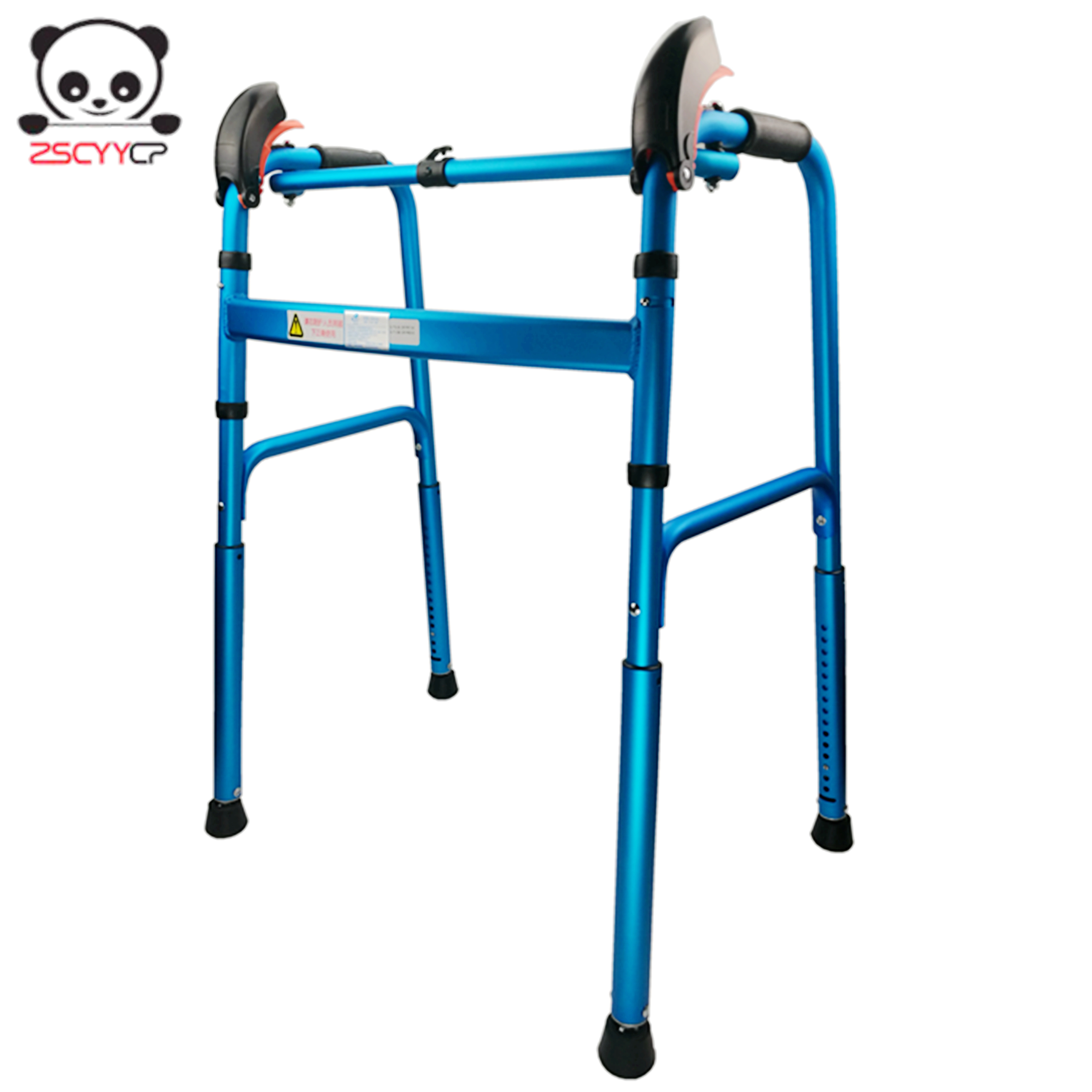 High Quality disable Walker services Aluminum Folding Stair Climbing Walker elder rollator