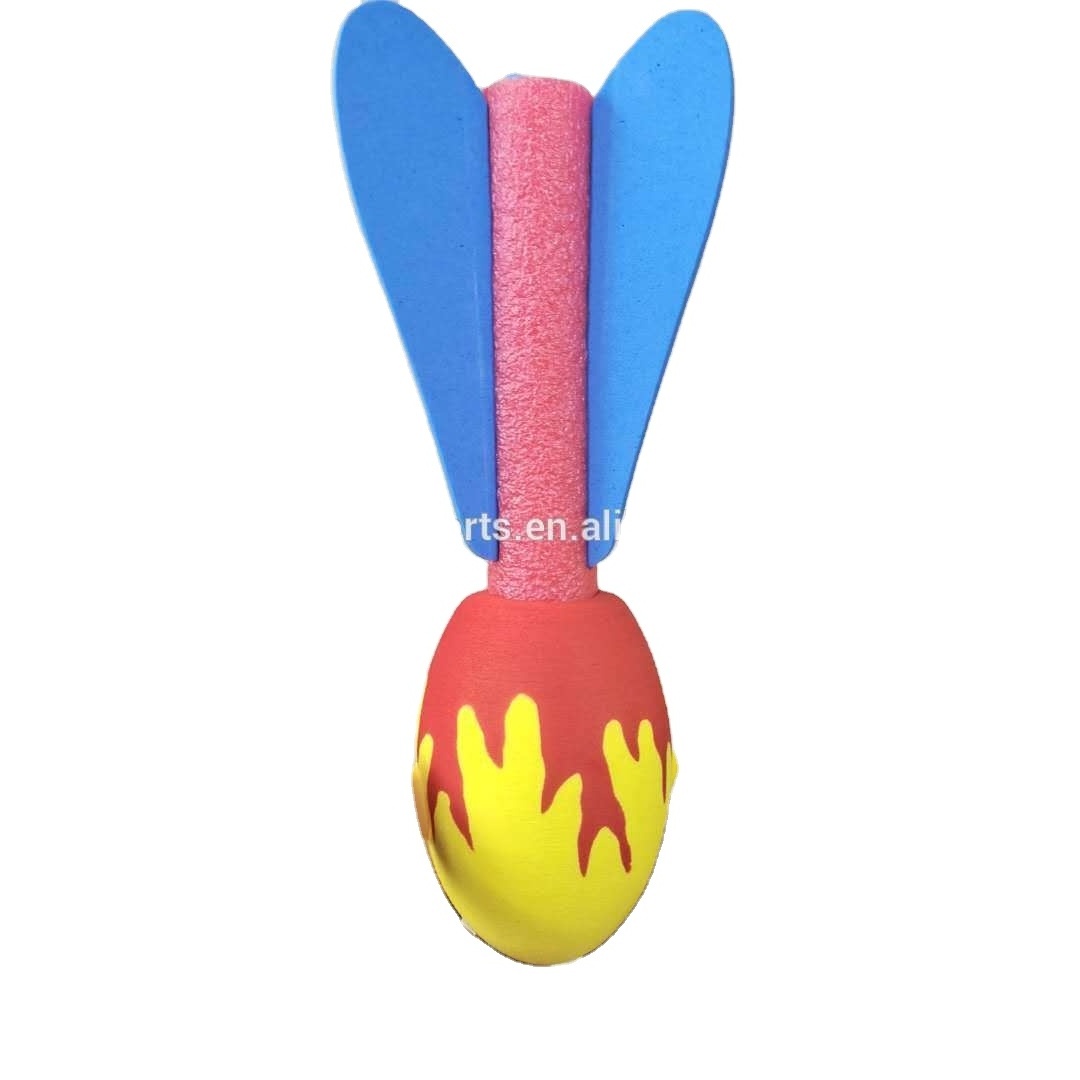 2021New Promotional Gift Fun Missile Launcher Toy Outdoor Play Game Soft Foam Shooting Toys Duel Rocket Launcher Toy For Kids