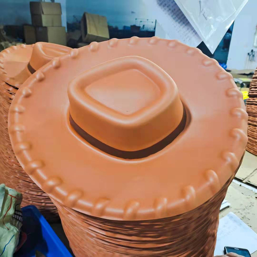 China Factory Custom Halloween Costume Hat Toy Western Woody Style Role Play Jazz Hat Party Favors Plastic Foam EVA Cowboy Hats