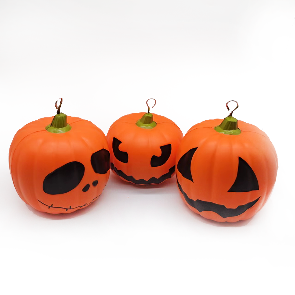 China Toy Manufacture Wholesale Party Festival Decor PU Foam Pumpkin Toys Kids Plastic Halloween Pumpkin Toy