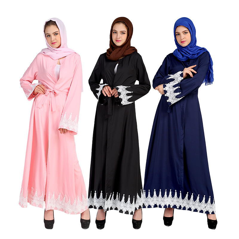 Manufacturer new model abaya in dubai abaya 2018 beautiful islamic kimono sleeve open abaya latest burqa designs pictures