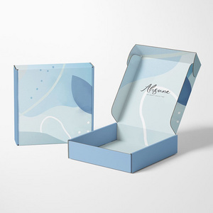 Custom Logo Printed Folding Corrugated Paper Eco-friendly Packaging Boxes for Clothes