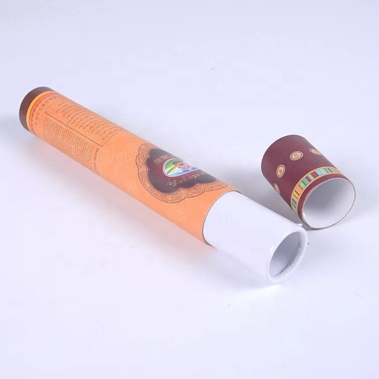 Long cylinder tube box for umbrella packaging