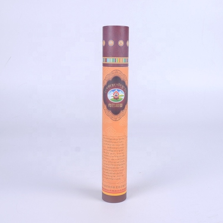 Long cylinder tube box for umbrella packaging