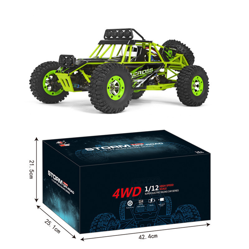 Hot Sell Wltoys 12428 2.4g 4wd Rc 1/12 High Speed Rc Car 50km/h