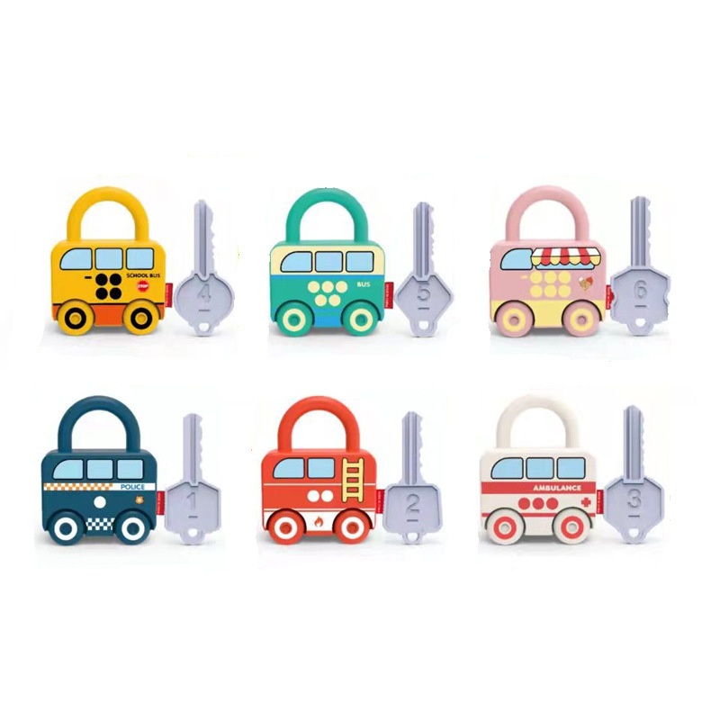 Skylety 6 Pieces Lock And Toys Learning Locks With s Learning Numbers Counting Educational Toys Preschool Games