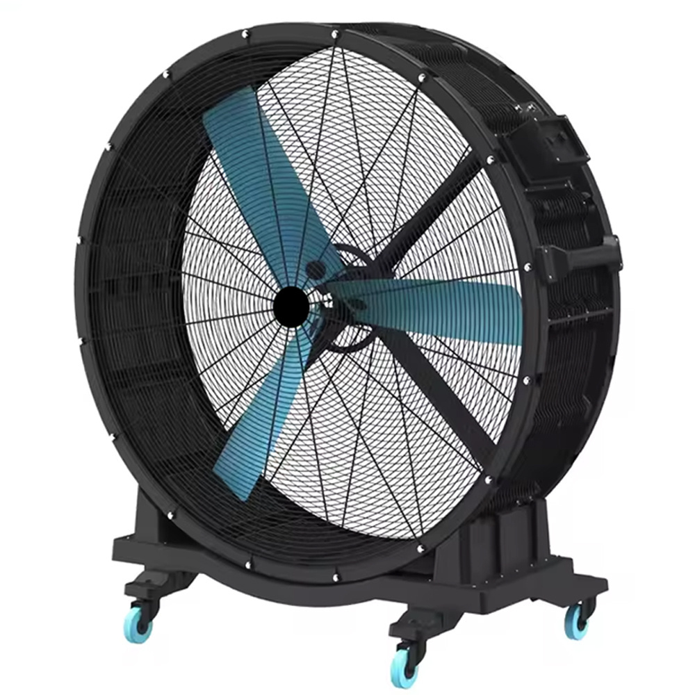 Largest industry fan 50cm 55 inch wuxi industrial drum fan 2 meters heavy duty drum industrial drum electric floor fan 36inches