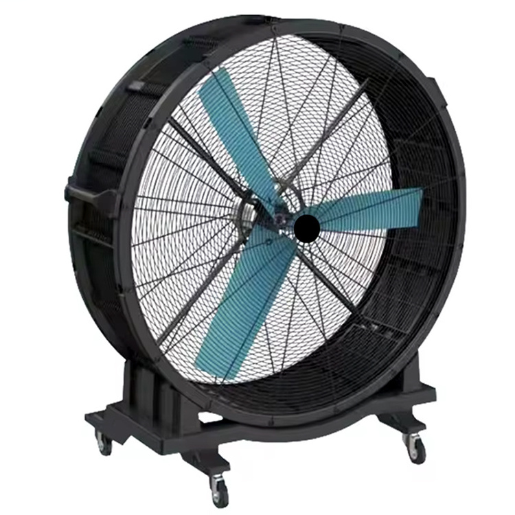 Largest industry fan 50cm 55 inch wuxi industrial drum fan 2 meters heavy duty drum industrial drum electric floor fan 36inches