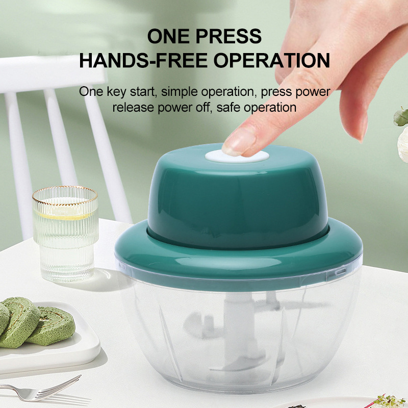 Electric vegetable cutter 1000ml USB rechargeable food blender garlic shredder Cutting vegetables meat vegetable cutter slicer