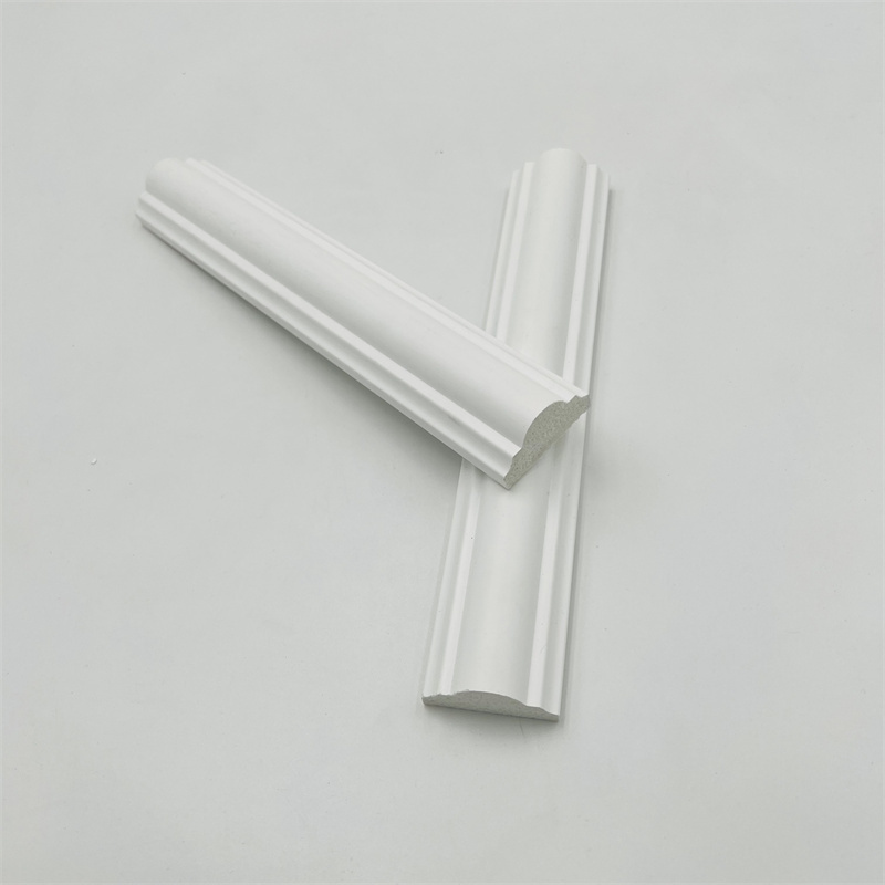 Plastic Product MDF HDF Board Wooden Skirting Board Europe Design Ceiling Skirting for Wall Decoration Easy to Install