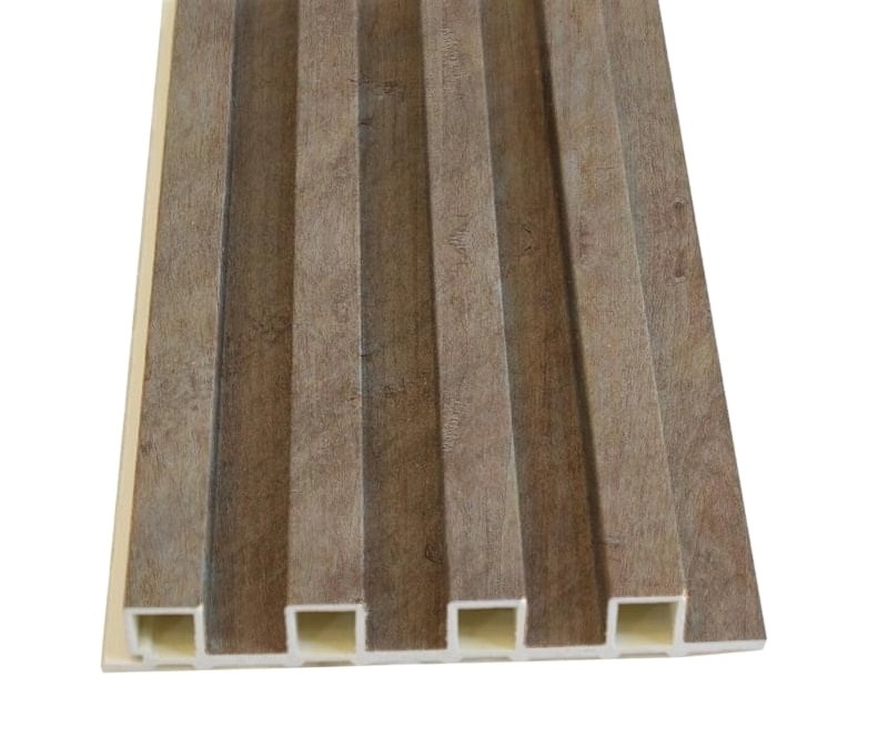 Factory directly sale for wpc pvc wall panels indoor fluted wall wood substitute