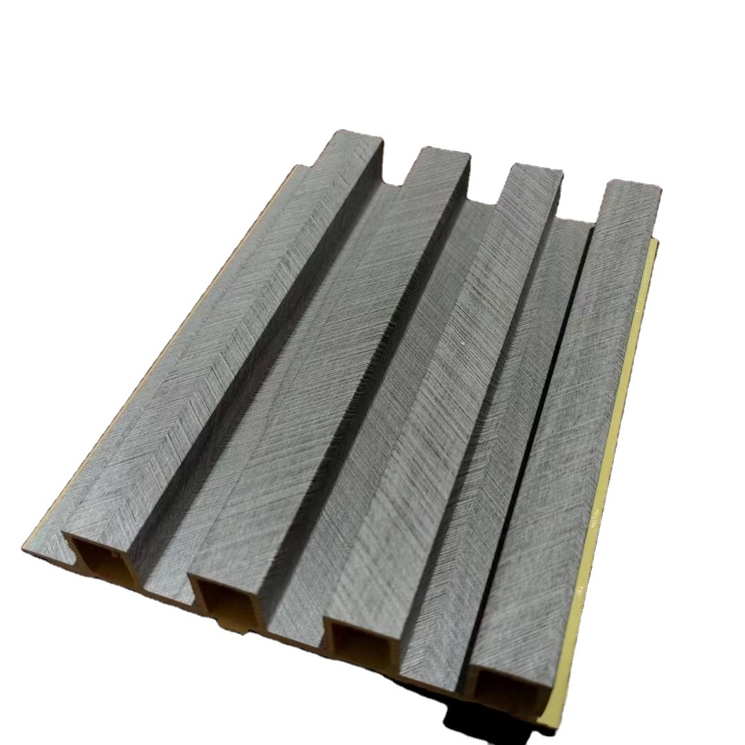 Factory directly sale for wpc pvc wall panels indoor fluted wall wood substitute